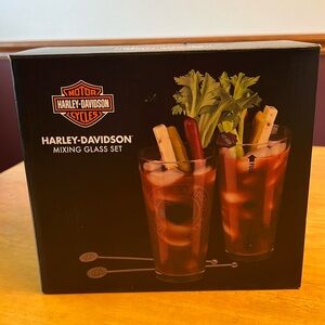 Harley Davidson Mixing Glass Set. New in box